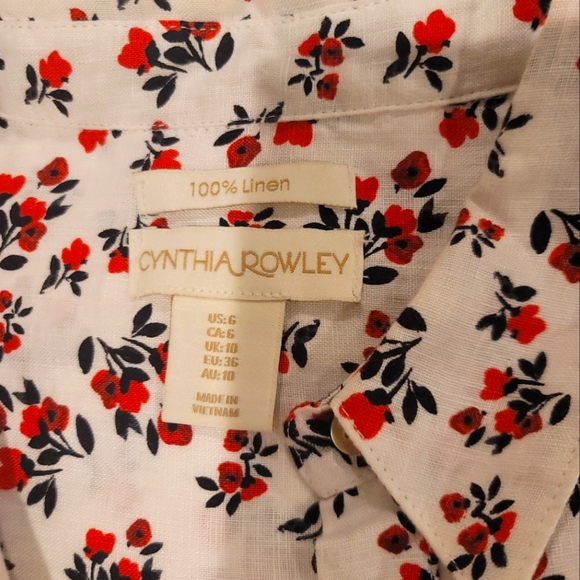 Cynthia Rowley Floral Button Down Dress - Picture 5 of 6